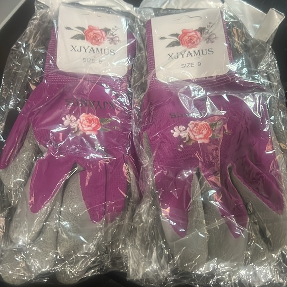 Purple Gardening General Garden Gloves Pads 2 pack - Picture 2 of 2